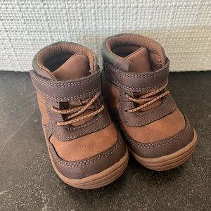 Surprize by Stride Rite Infant Boot Memory Foam Shoe Brown / Quilo Size 3M